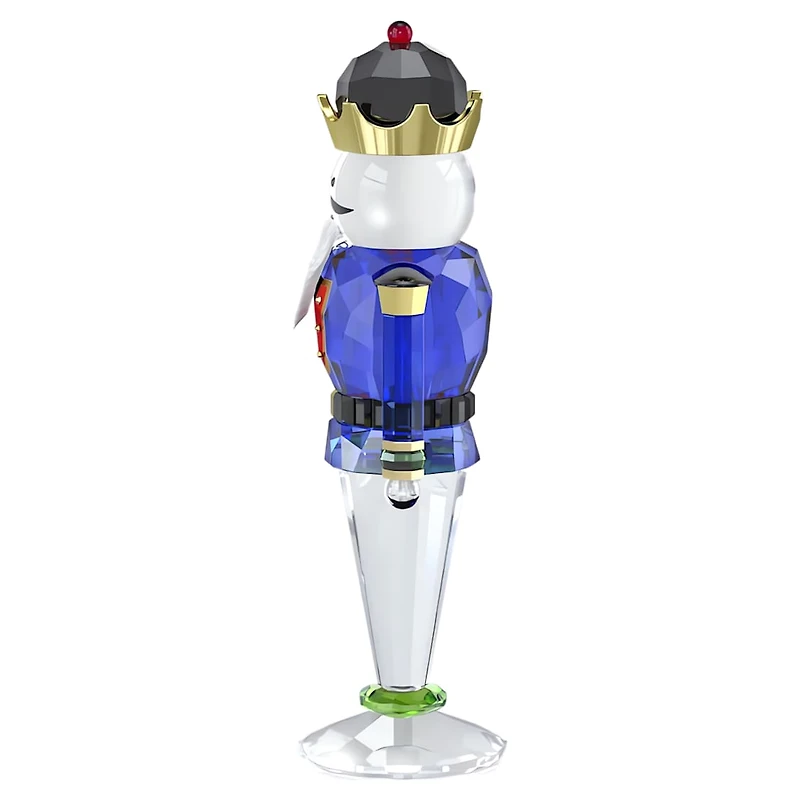 Holiday Cheers Nutcracker, Blue, Large by SWAROVSKI