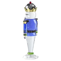 Holiday Cheers Nutcracker, Blue, Large by SWAROVSKI