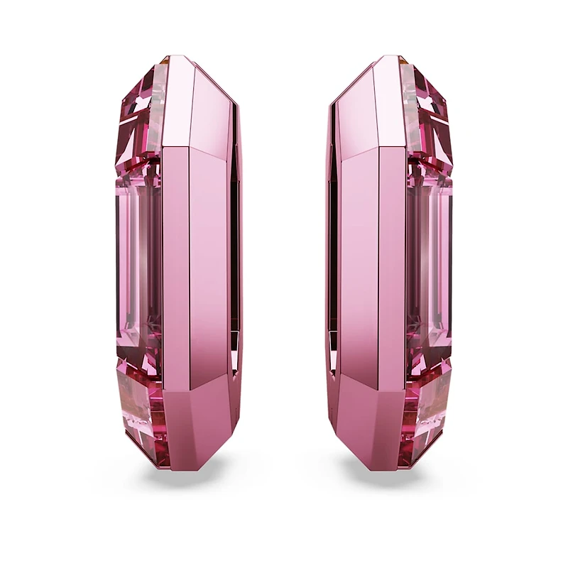 Lucent hoop earrings, Octagon shape, Small