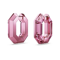Lucent hoop earrings, Octagon shape, Small