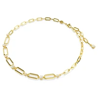 Constella necklace, White, Gold-tone plated by SWAROVSKI