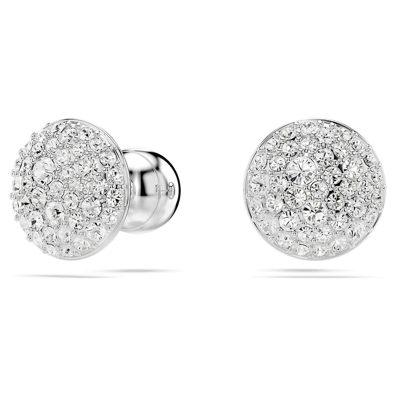 Meteora set, White, Rhodium plated by SWAROVSKI