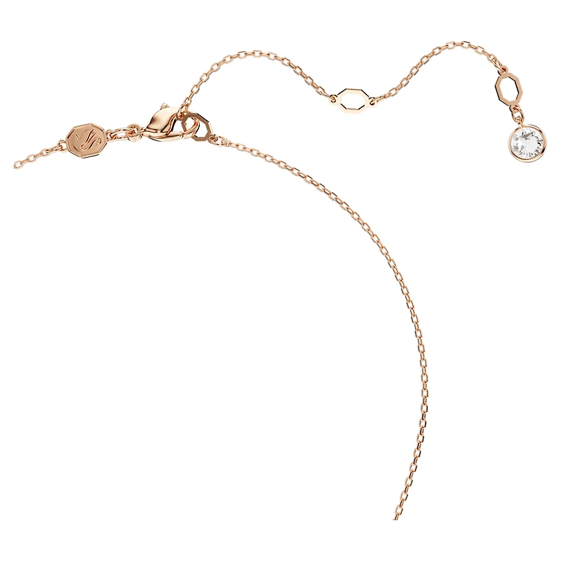 Meteora set, White, Rose gold-tone plated by SWAROVSKI