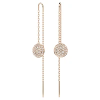 Meteora set, White, Rose gold-tone plated by SWAROVSKI