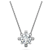 Galaxy pendant, Lab-grown diamonds 1.05 ct tw, Round shape, 14K white gold by SWAROVSKI