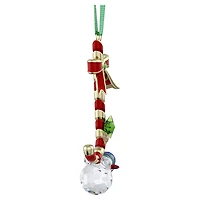 Holiday Cheers Dulcis Candy Cane Ornament by SWAROVSKI