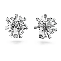 Galaxy stud earrings, Lab-grown diamonds 5.5 ct tw, Mixed shapes, 14K white gold by SWAROVSKI