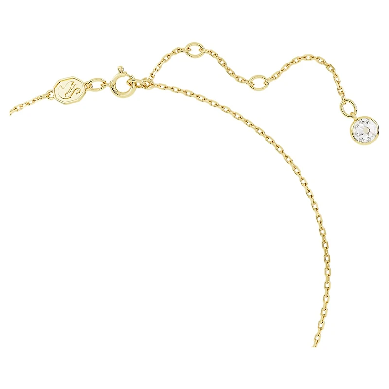 Chroma set, Heart, Red, Gold-tone plated by SWAROVSKI
