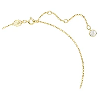Chroma set, Heart, Red, Gold-tone plated by SWAROVSKI
