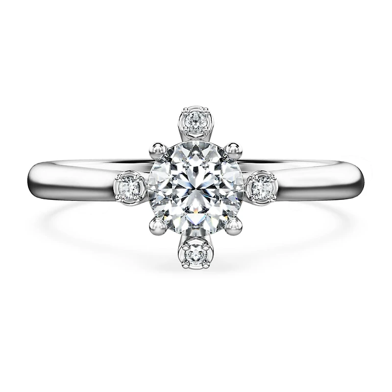 Galaxy ring, Lab-grown diamonds ct tw, Round shape