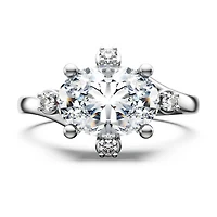 Galaxy ring, Lab-grown diamonds 2.1 ct tw, Mixed shapes, 14K white gold by SWAROVSKI