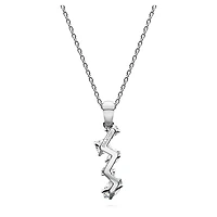 Galaxy pendant, Lab-grown diamonds 0.9 ct tw, Mixed shapes, 14K white gold by SWAROVSKI