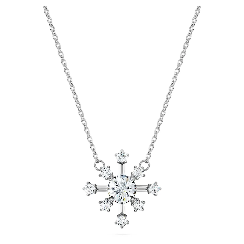 Galaxy pendant, Lab-grown diamonds 0.5 ct tw, Round shape, 14K white gold by SWAROVSKI