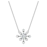 Galaxy pendant, Lab-grown diamonds 0.5 ct tw, Round shape, 14K white gold by SWAROVSKI