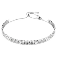 Matrix Tennis choker, Round cut, White