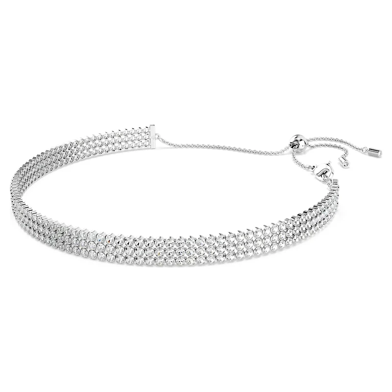 Matrix choker, Round cut, White