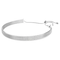 Matrix Tennis choker, Round cut, White