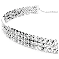Matrix choker, Round cut, White