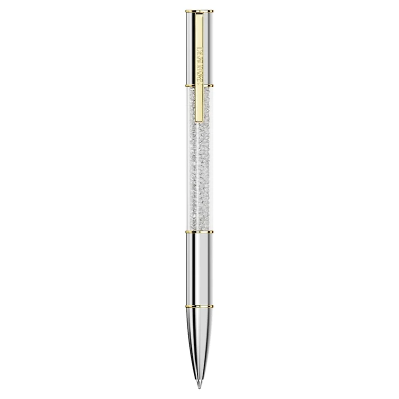 Crystalline ballpoint pen, Silver Tone, Mixed metal finish by SWAROVSKI