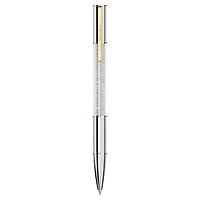 Crystalline ballpoint pen, Silver Tone, Mixed metal finish by SWAROVSKI