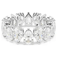 Matrix Vittore ring, Pear cut, White