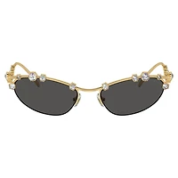 Sunglasses, Cat-eye shape, SKU001, Gray by SWAROVSKI