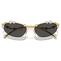 Sunglasses, Cat-eye shape, SKU001, Gray by SWAROVSKI