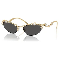 Sunglasses, Cat-eye shape, SKU001, Gray by SWAROVSKI
