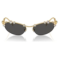 Sunglasses, Cat-eye shape, SKU001, Gray by SWAROVSKI