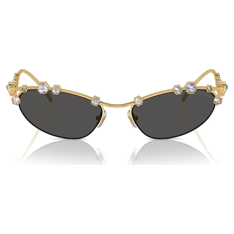 Sunglasses, Cat-Eye shape, SKU001, Grey by SWAROVSKI