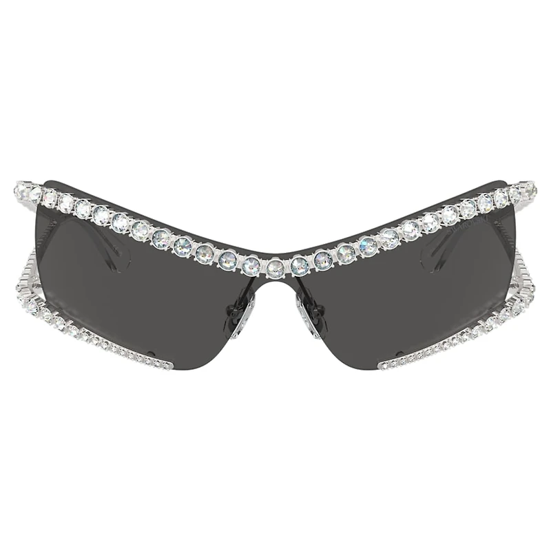 Sunglasses, Mask, Grey by SWAROVSKI
