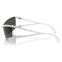 Sunglasses, Mask, Grey by SWAROVSKI