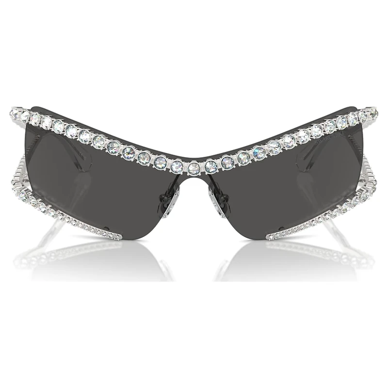 Sunglasses, Mask, Grey by SWAROVSKI