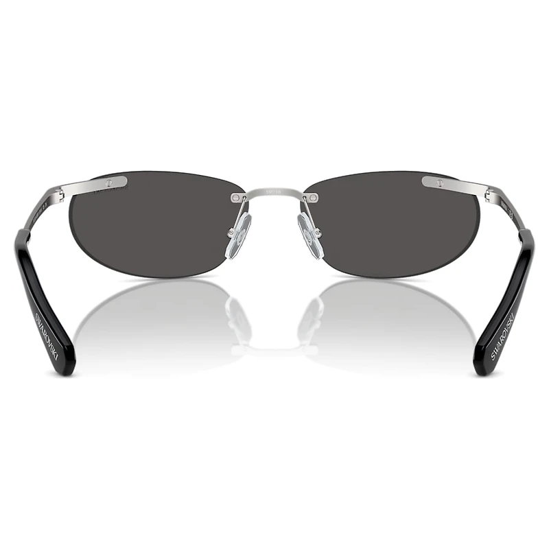 Sunglasses, Oval shape, Black by SWAROVSKI