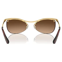 Sunglasses, Oval shape, SK7018, Brown by SWAROVSKI