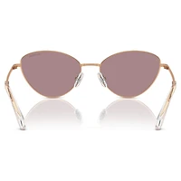 Sunglasses, Cat-Eye shape, SK7014, Purple by SWAROVSKI