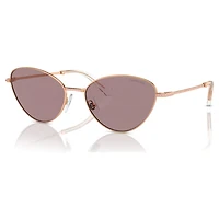 Sunglasses, Cat-Eye shape, SK7014, Purple by SWAROVSKI