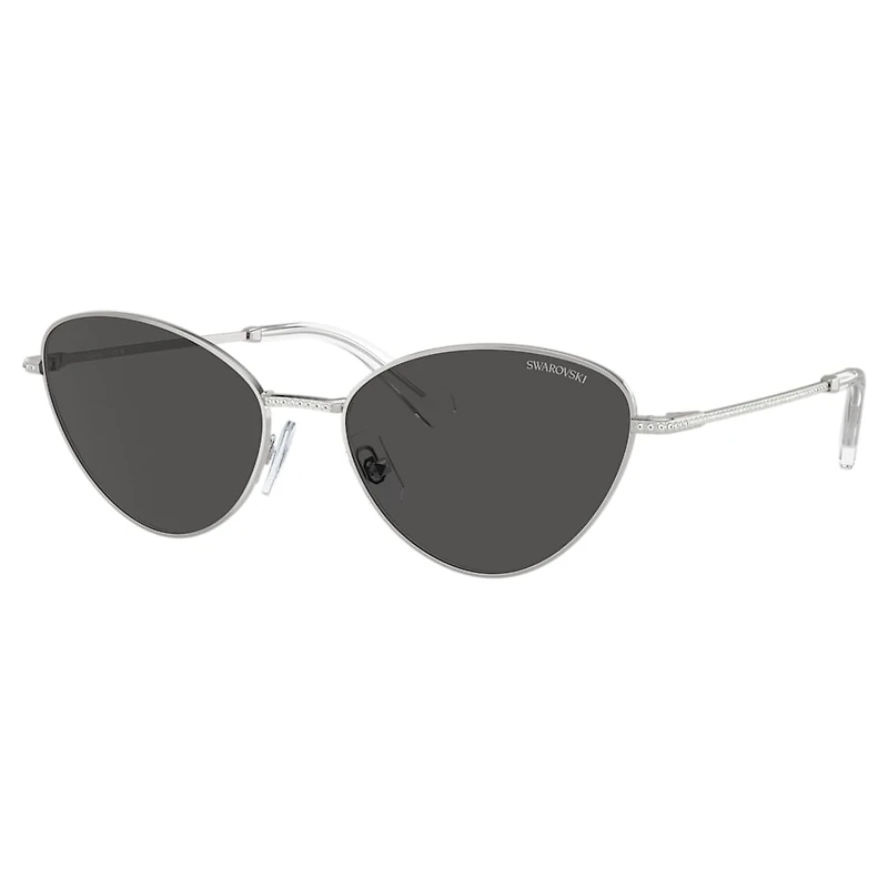 Sunglasses, Cat-Eye shape, SK7014, Black by SWAROVSKI