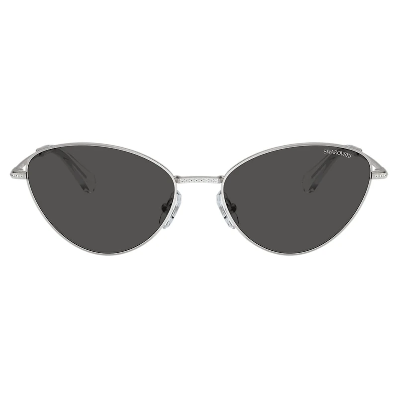 Sunglasses, Cat-Eye shape, SK7014, Black by SWAROVSKI