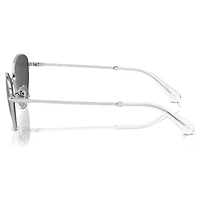 Sunglasses, Cat-Eye shape, SK7014, Black by SWAROVSKI