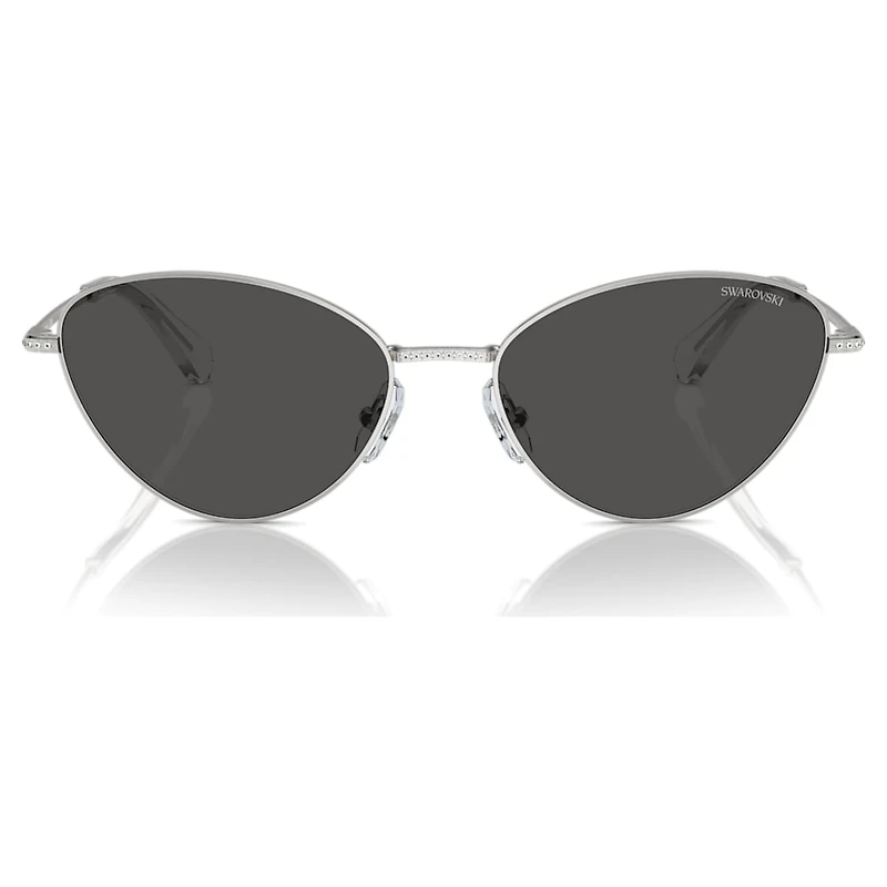 Sunglasses, Cat-Eye shape, SK7014, Black by SWAROVSKI
