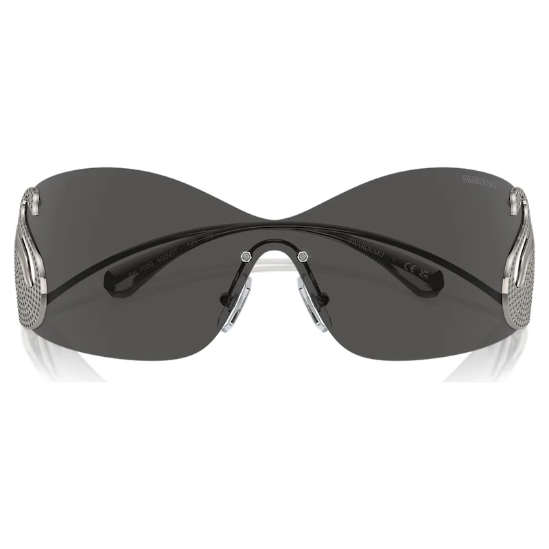 Sunglasses, Mask, Swan, SK7020, Grey by SWAROVSKI