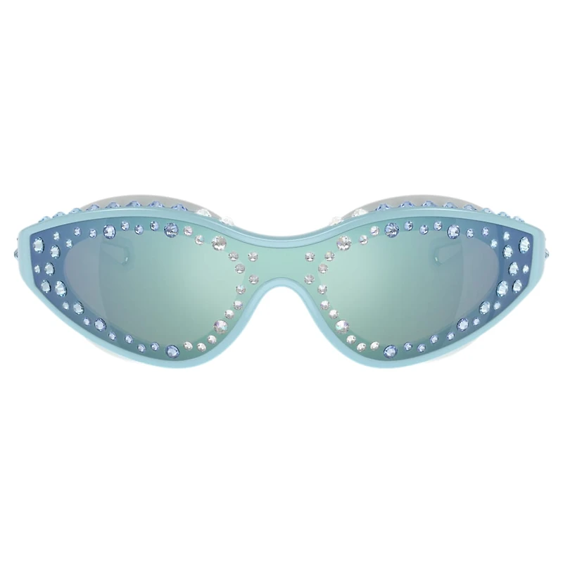 Sunglasses, Swimming shape, Blue by SWAROVSKI