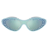 Sunglasses, Swimming shape, Blue by SWAROVSKI