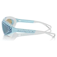 Sunglasses, Swimming shape, Blue by SWAROVSKI