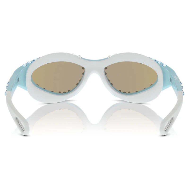 Sunglasses, Swimming shape, Blue by SWAROVSKI
