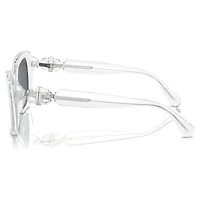 Sunglasses, Square shape, SK6018, White by SWAROVSKI