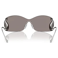 Sunglasses, Mask, Swan, SK7020, Silver Tone by SWAROVSKI