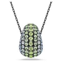 Sublima pendant, Round cut, Multicoloured, Ruthenium plated by SWAROVSKI