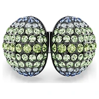 Sublima cocktail ring, Round cut, Multicoloured, Ruthenium plated by SWAROVSKI